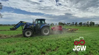 MF 1840 Small Square Baler Walk Around and Demo