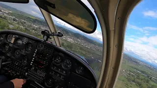 First Solo in the Cherokee 140 Full Flight (Time-lapse)