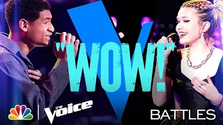 Gean Garcia vs. Ryleigh Modig - Ariana Grande's "pov" - The Voice Battles 2021