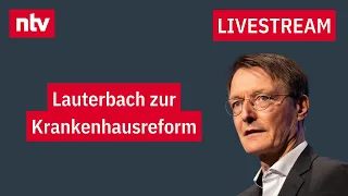 LIVE: Pressekonferenz Karl Lauterbach zur Krankenhausreform