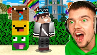 SZALONY CHOWANY ale JESTEŚMY BLOKAMI w Minecraft! (Palion, Wojan, Noobek, Ptyś)