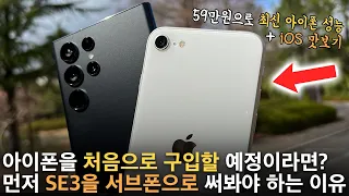 iOS가 처음이라면? 서브폰으로 아이폰 SE3 찍먹부터 추천하는 이유