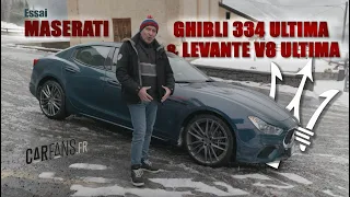 Essai MASERATI Ghibli 334 Ultima & Levante V8 Ultima : des adieux en travers !