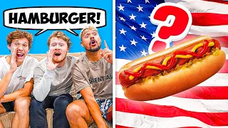 YouTubers Guess the The World's Most Popular Foods!