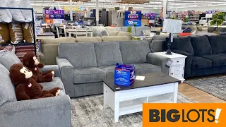 BIG LOTS SHOP WITH ME FURNITURE SOFAS ARMCHAIRS KITCHEN DINING TABLES SHOPPING STORE WALK THROUGH