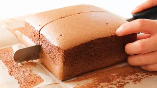 The most moist and soft chocolate cake I've ever had! Extremely easy! Chocolate castella cake