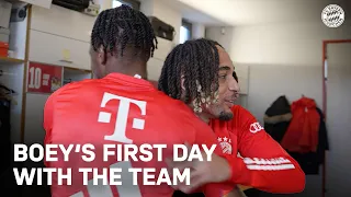 New team-mates & first training session | Sacha Boey at FC Bayern