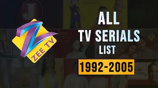 ZEE TV Serials List 1992 to 2005 | Part 01