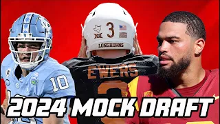 🚨 2024 Preseason Mock Draft Reaction 🚨 | First Draft