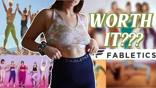 FABLETICS unsponsored review *honest workout leggings try on haul*