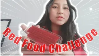 Red Food Challenge| The Tashi😋