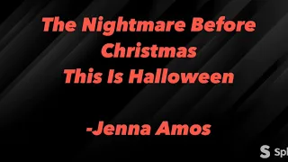 The Nightmare Before Christmas- This Is Halloween (Lyrics)