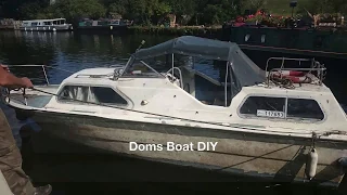 Raising the Roof - on a small fiberglass river cruiser