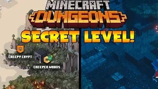 HOW TO UNLOCK SECRET LEVEL IN MINECRAFT DUNGEONS!