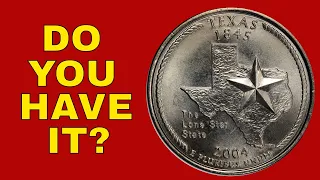 How valuable can a 2004 quarter be? Texas quarter worth money you should know about