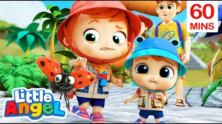 Bugs Song + 60 Minutes of Little Angel | Kids Cartoons & Nursery Rhymes | Moonbug Kids