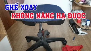 Ghế xoay không nâng hạ được, các nguyên nhân và cách khắc phục