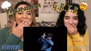 First Time Reacting To VERIVERY - 'Thunder' and 'G.B.T.B.' Official M/Vs | Ams & Ev React