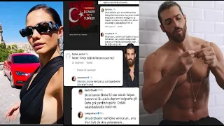 What did Can Yaman comment on Demet Özdemir's bikini photo?