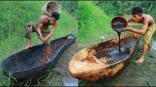 Building a boat palm