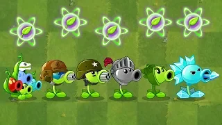 All Pea Max Level Power-Up Vs Modern Day Final Boss Fight! Mod in Plants vs Zombies 2 Gameplay