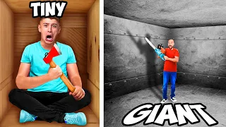 TINY VS GIANT PRISON - Challenge