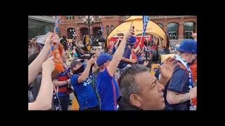 FC Cincinnati Fans March to TQL Stadium - 2021