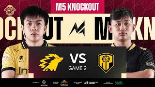 [ID] M5 Knockout Stage Hari 6 | ONIC VS AP BREN | GAME 2