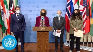 Joint Women, Peace, and Security Stakeout on Colombia -Media Stakeout | United Nations (20 Jan 2022)