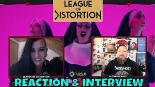 REACTION & INTERVIEW - LEAGUE OF DISTORTION - I'm A Bitch (Official Video)