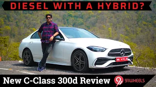 We drive the 2022 Mercedes-Benz C Class 300D : Review Of This AMG Line Luxury Sedan || 91Wheels