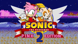 Sonic the Hedgehog 2: Pink Edition - 100% Full Walkthrough (Hard Mode) No Damage