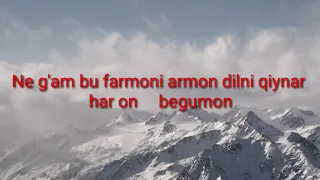 Sardor Tairov hasrat lyrics qo'shiq matni.