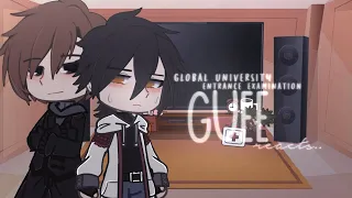 Global university entrance examination reacts..  (  GUEE  )   // gacha club // siopao`.. // ( 1/? )