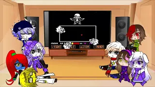 Udertale reacciona aTears In The Rain A Neutral Sans Fight UNDERTALE Fangame Scarm's Take//parte 20