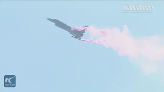 China's J-10B TVC fighter wows audience with surprise performance