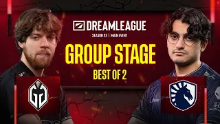 Full Game: Team Liquid vs Gaimin Gladiators Game 1 (BO2) | DreamLeague Season 23 Group Stage Day 2