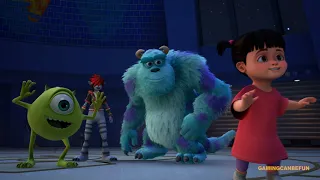 Kingdom Hearts 3 MOVIE | Disney's Monster's Inc. (HIGH FRAME RATE SERIES IN 4K)