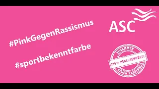 ASC bekennt Farbe: Pink gegen Rassismus Teil 1