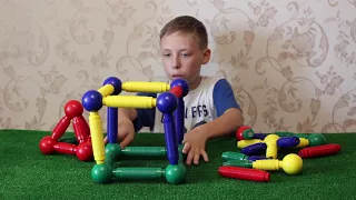 Конструктор из магнитов Guidecraft Magneatos Better Builders Magnetic Building Blocks