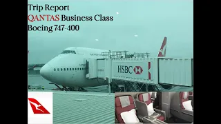 Trip Report - 4K QANTAS Business class Boeing 747-400