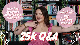 25K Q&A | answering your questions about the book community, therapy, my wedding + more!