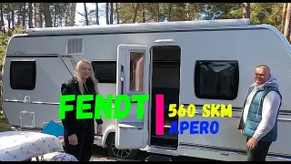 Oglądamy FENDT APERO 560 SKM w takim samym układzie jak nasz KNAUS 580 QS (vlog #99)0