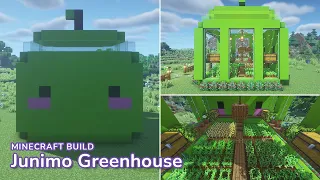 Minecraft Build: Junimo Greenhouse + How to harvest crops faster (simple)