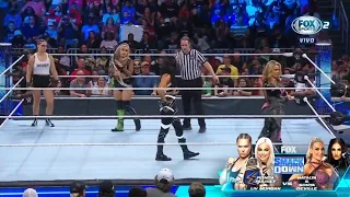 Ronda Rousey & Liv Morgan Vs Natalya & Sonya Deville - WWE Smackdown 29/07/2022 (En Español)