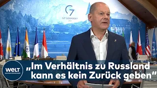 SCHOLZ: „Alle Regeln, alle Vereinbarungen“ sind mit dem UKRAINE-Krieg gebrochen worden