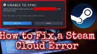 How to Fix a Steam Cloud Error