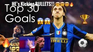 Amateur Sports Fan Reacts To Zlatan Ibrahimovic for the First Time!! Top 30 Goals!! 😳🔥