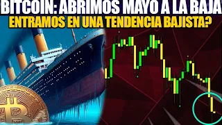 BITCOIN BAJISTA EN MAYO? PRONOSTICO BITCOIN HOY ESPAÑOL