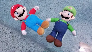 Mario & Luigi Go Swimming